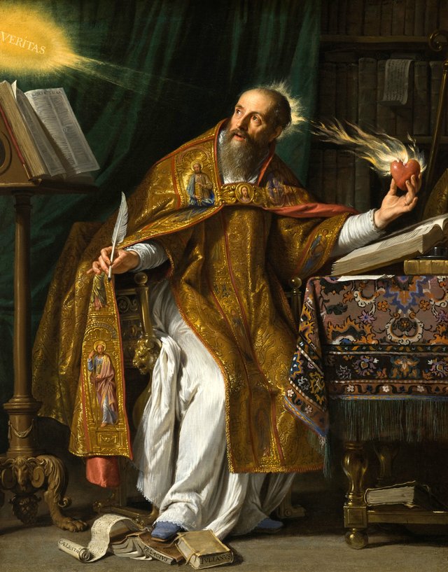 Santo Agostinho, por Philippe de Champaigne